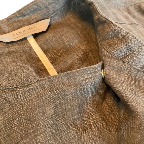 ZARA MAN Linen Jacket - Picture 7 of 7